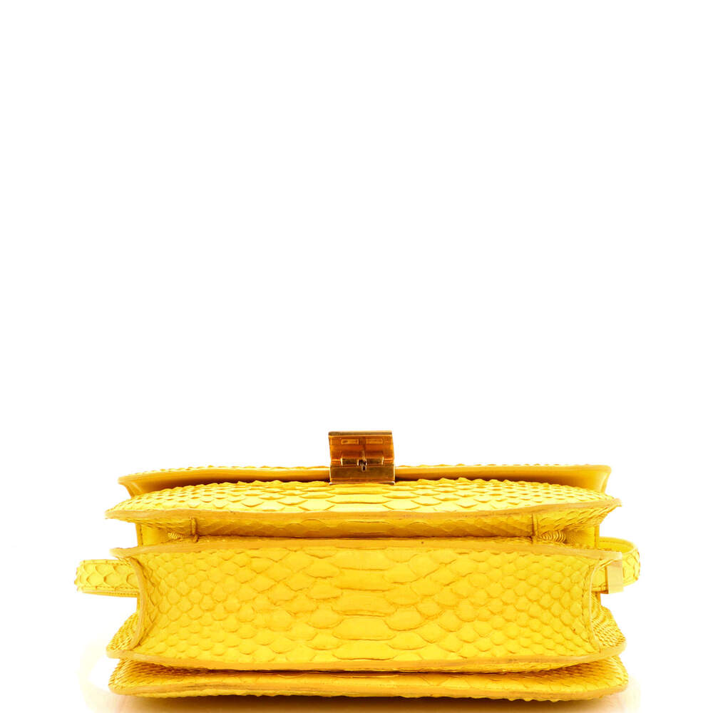 Celine Classic Box Bag Python Medium #244724C11B - Picture 4 of 8